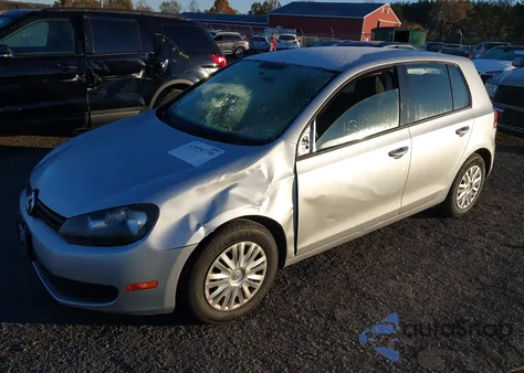 2013 Volkswagen Golf 2.5L 4-Door from USA, damaged, VIN WVWDB7AJ3DW131647